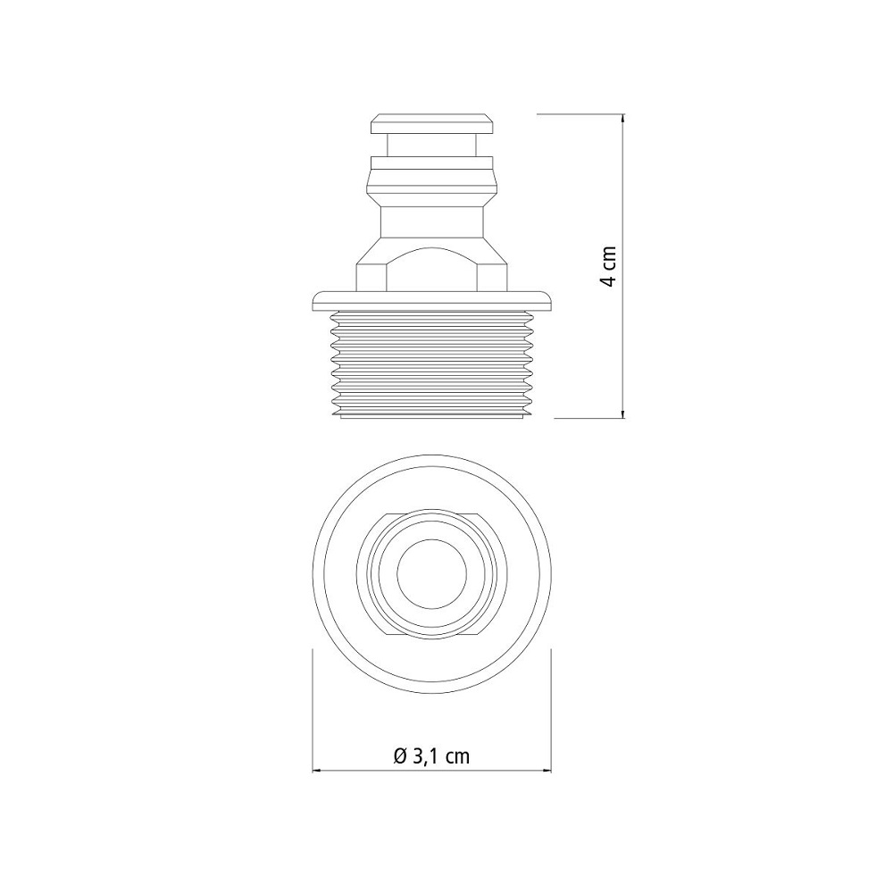 Khớp nối ren ngoài tramontina 1 Kích thước khớp nối ren ngoài