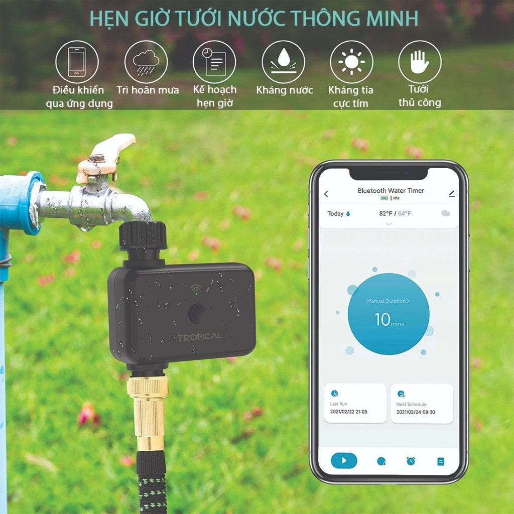 Hướng Dẫn Chi Tiết Cách Cài Đặt Đồng Hồ Hẹn Giờ Tưới Cây
