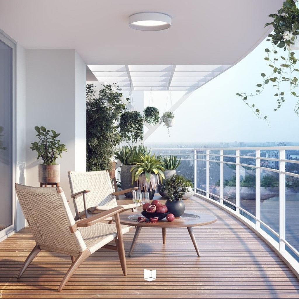 Những mẫu thiết kế ban công đẹp khó cưỡng trong năm 2023 14 Những Mẫu Thiết Kế Ban Công Đẹp Khó Cưỡng Trong Năm 2023