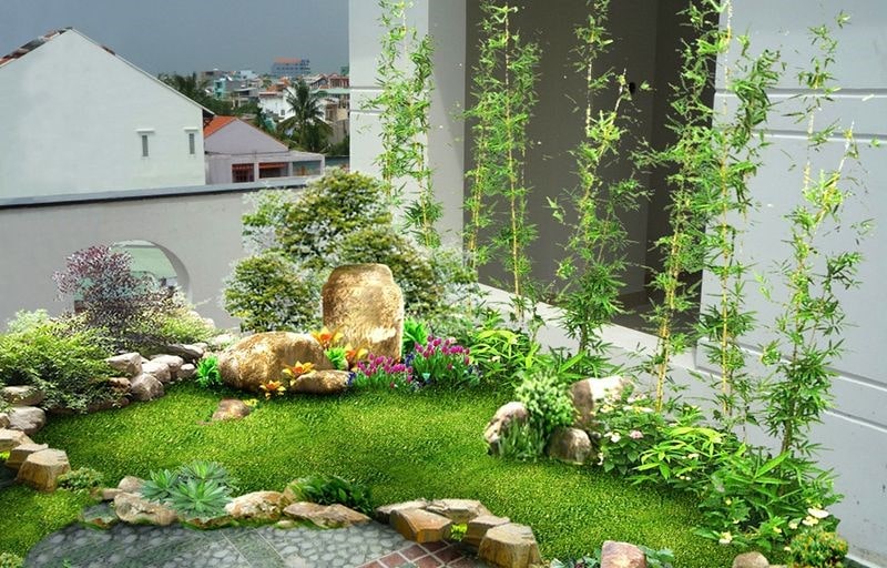 Bí Quyết Sáng Tạo Thiết Kế Tiểu Cảnh Sân Vườn Nhỏ Đẹp Và Ấn Tượng