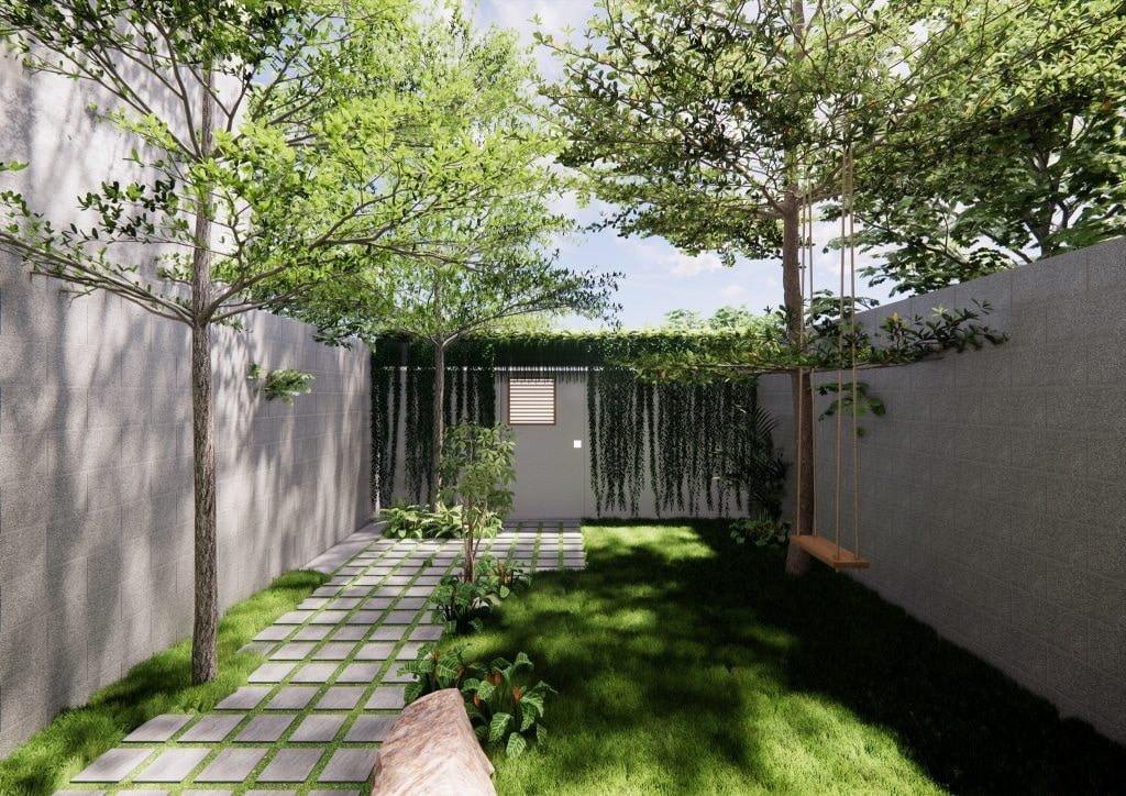15 Ý tưởng thiết kế sân vườn nhà ống đẹp ấn tượng năm 2023